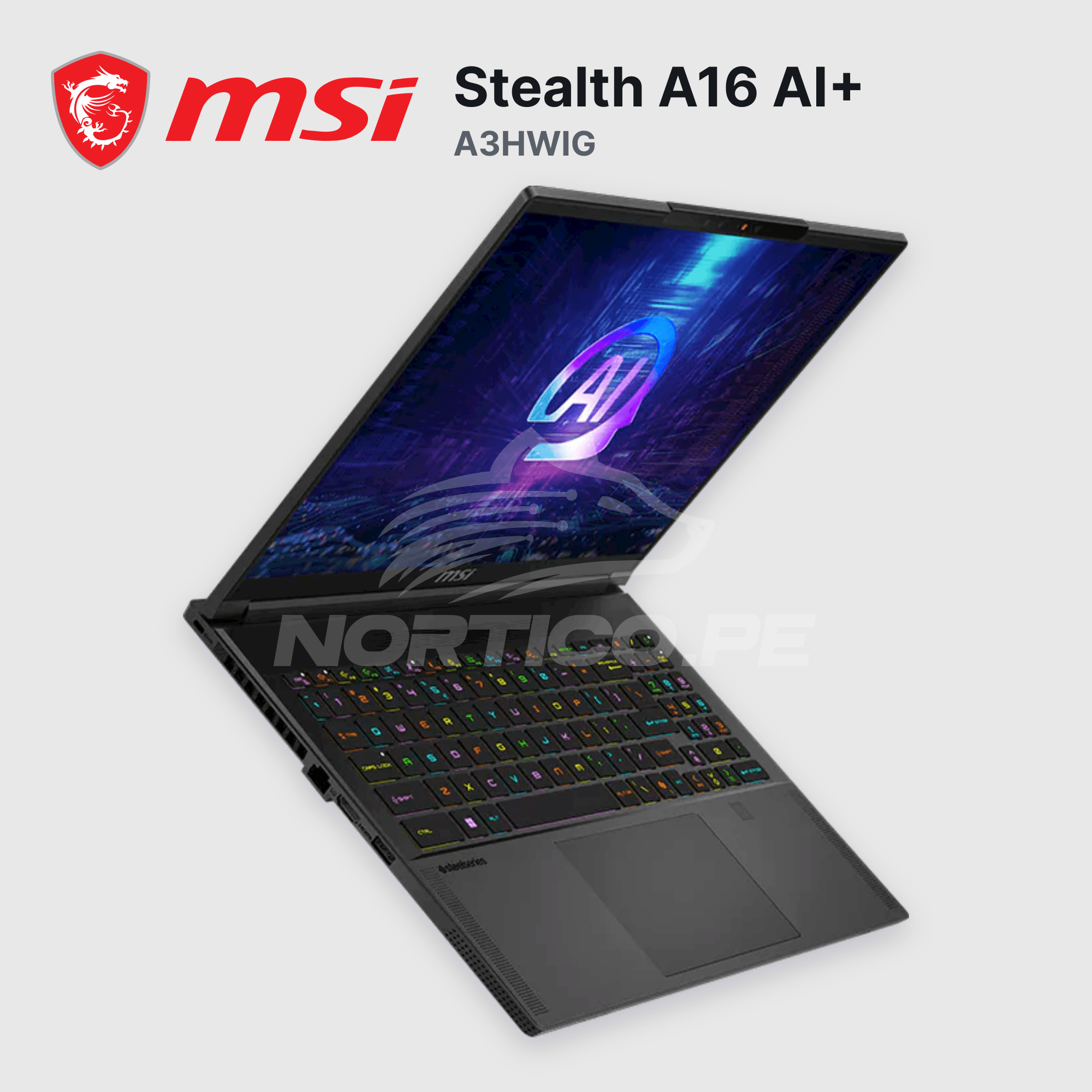 Laptop MSI Stealth A16 AI+ A3HWIG 32GB 1TB SSD RTX 5080 16" (BBARI36532GXXDX11NGP) 6