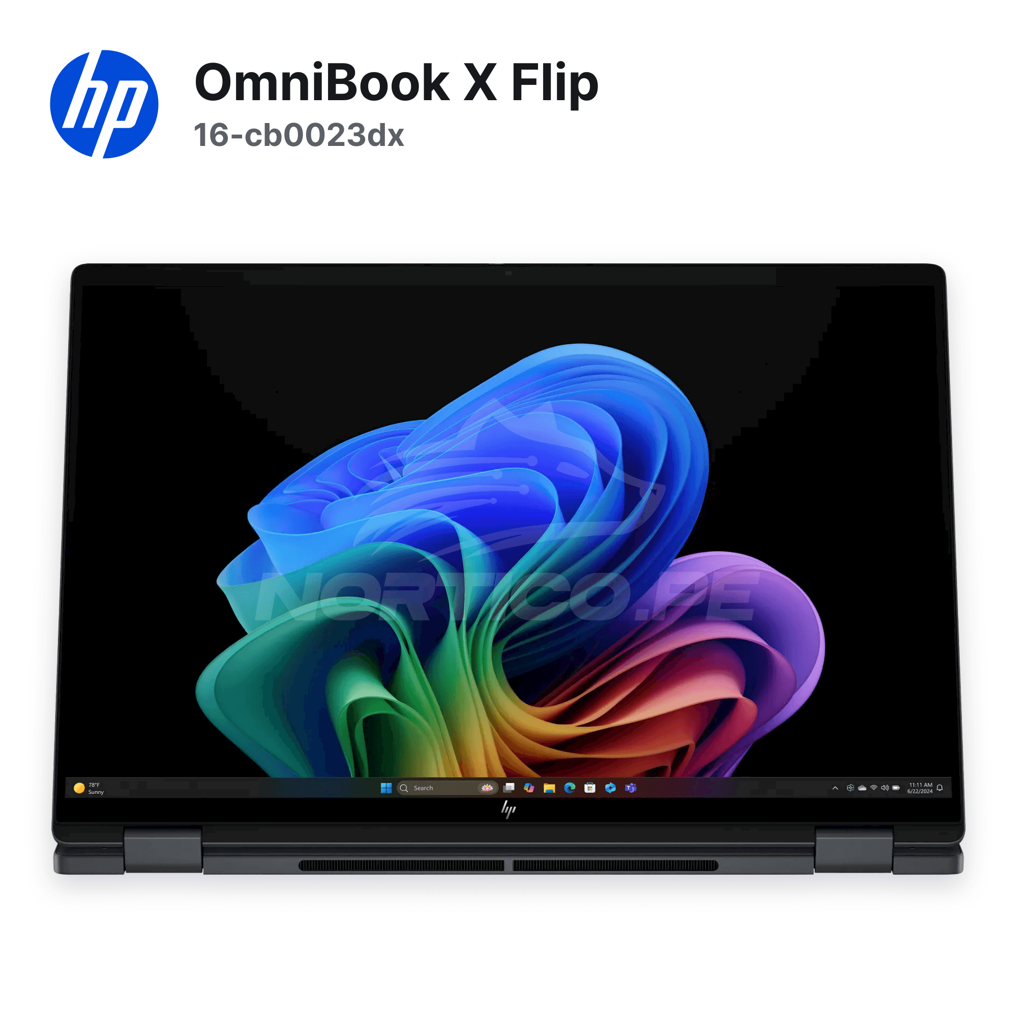 Laptop HP OmniBook X Flip 16-cb0023dx Core Ultra 7-355 16GB 1TB SSD 16" (D31MKUA#ABA) 3