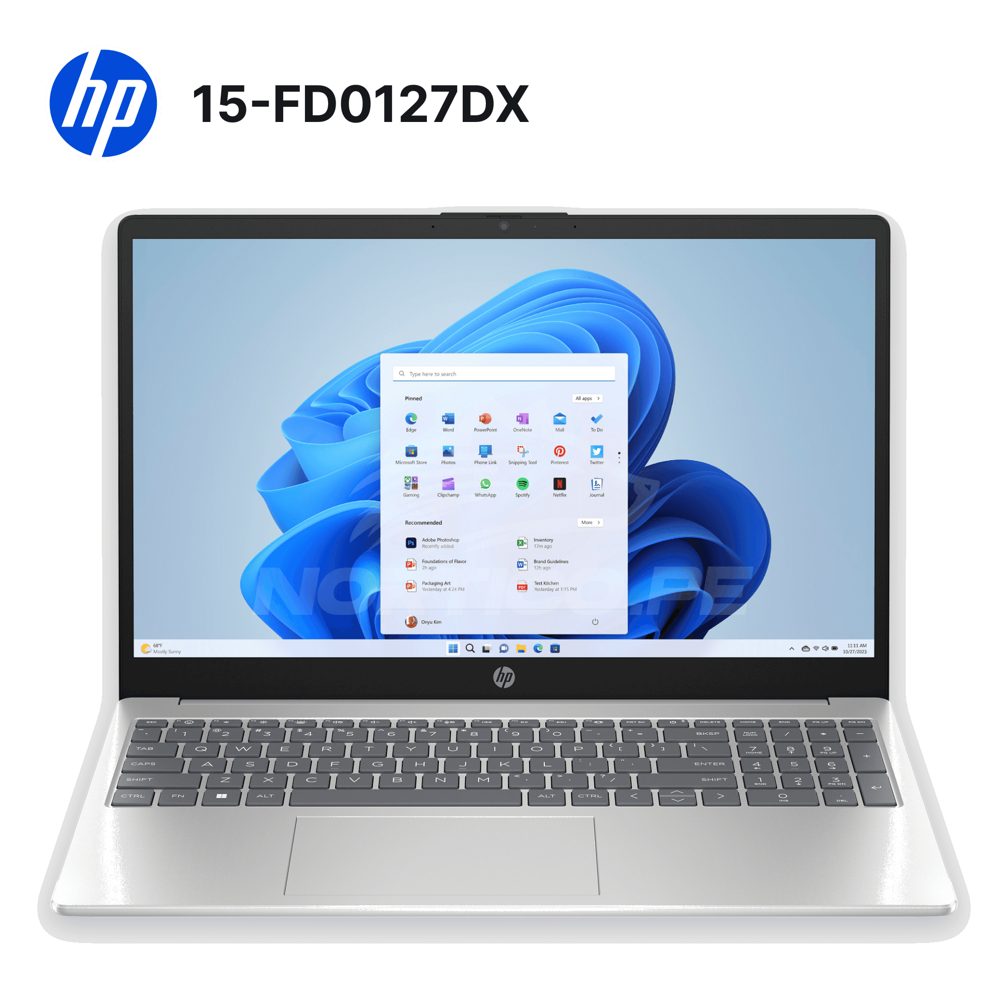 Laptop HP 15-FD0127DX Core 7-150U 16GB 512GB SSD 15.6" (B4HN8UA#ABA) 2