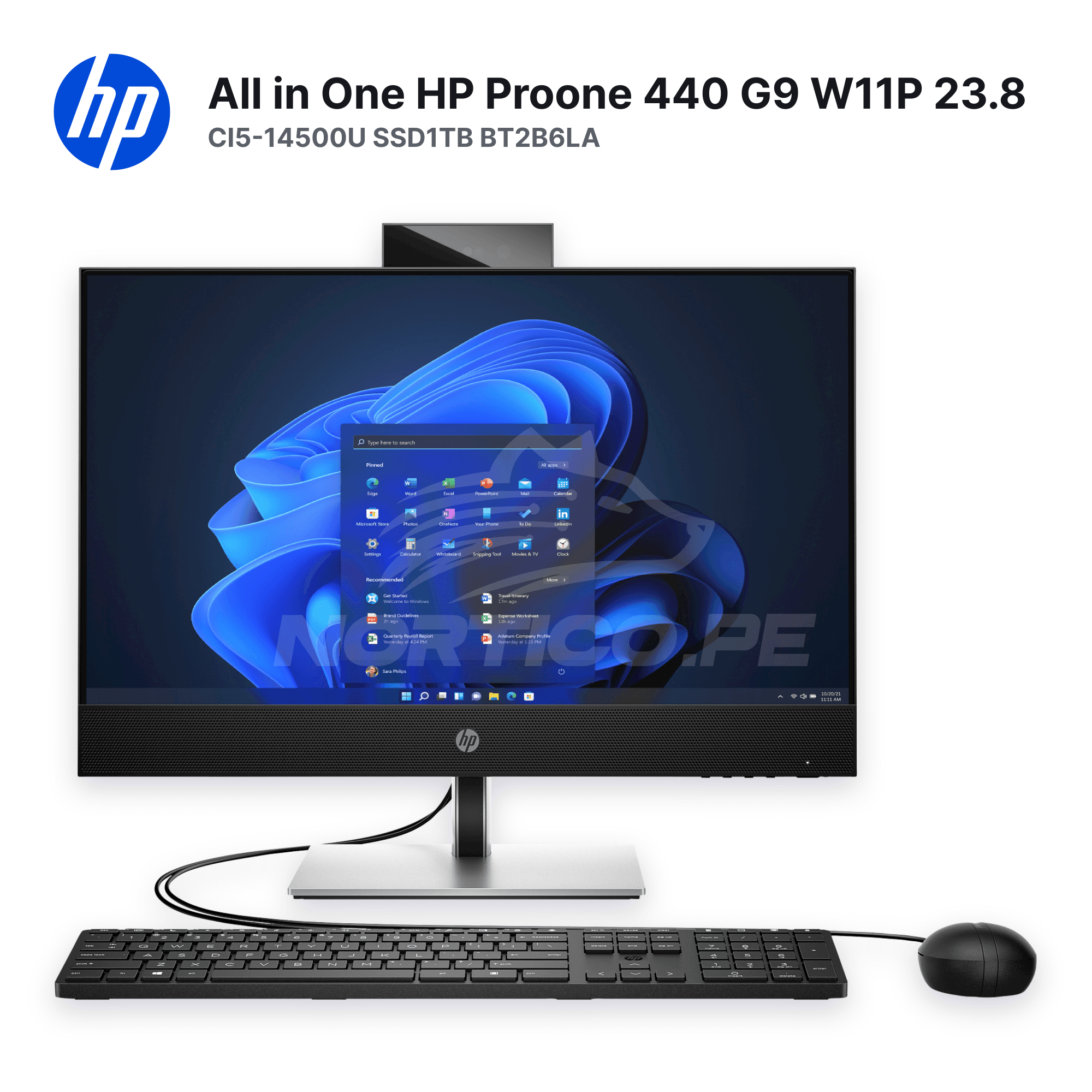 All in One HP Proone 440 G9 CI5-14500U SSD1TB W11P 23.8 BT2B6LA Core i5-14500 16GB 1TB SSD 23.8" 4K (BT2B6LA#ABM) 2