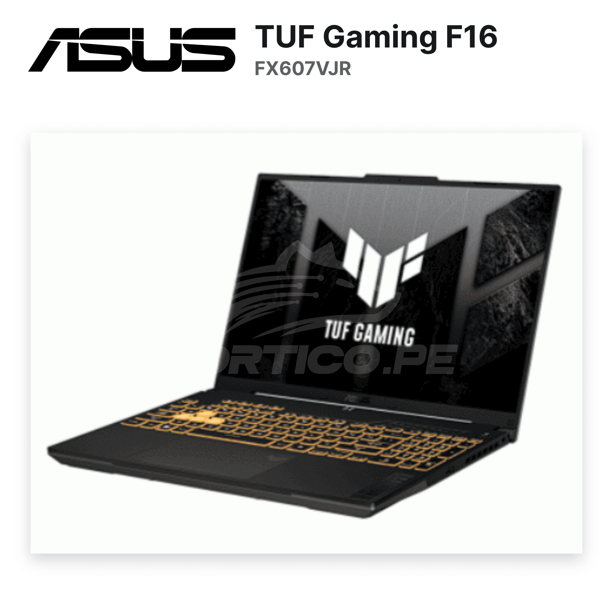 Laptop ASUS TUF Gaming F16 FX607VJR Core 5-205H 8GB 512GB SSD RTX 3050 16" (90NR0MZ6-M00PF0) 5