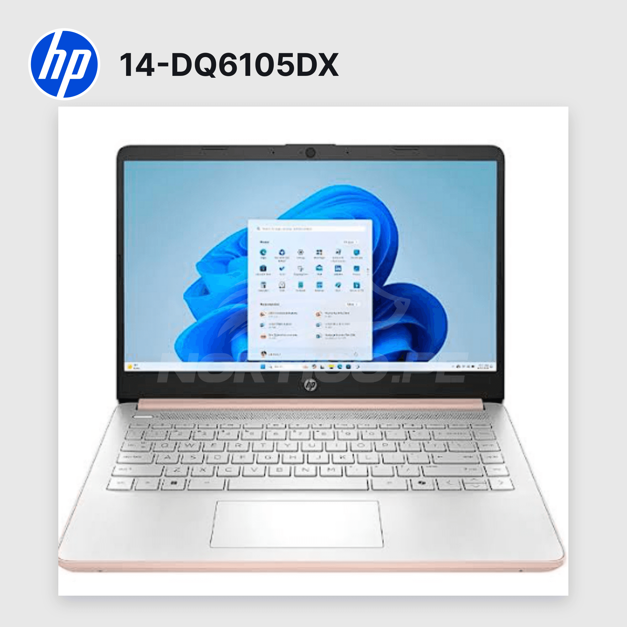 Laptop HP 14-DQ6105DX N150 4GB 128GB UFS 14" (D0SN9UA#ABA) 2