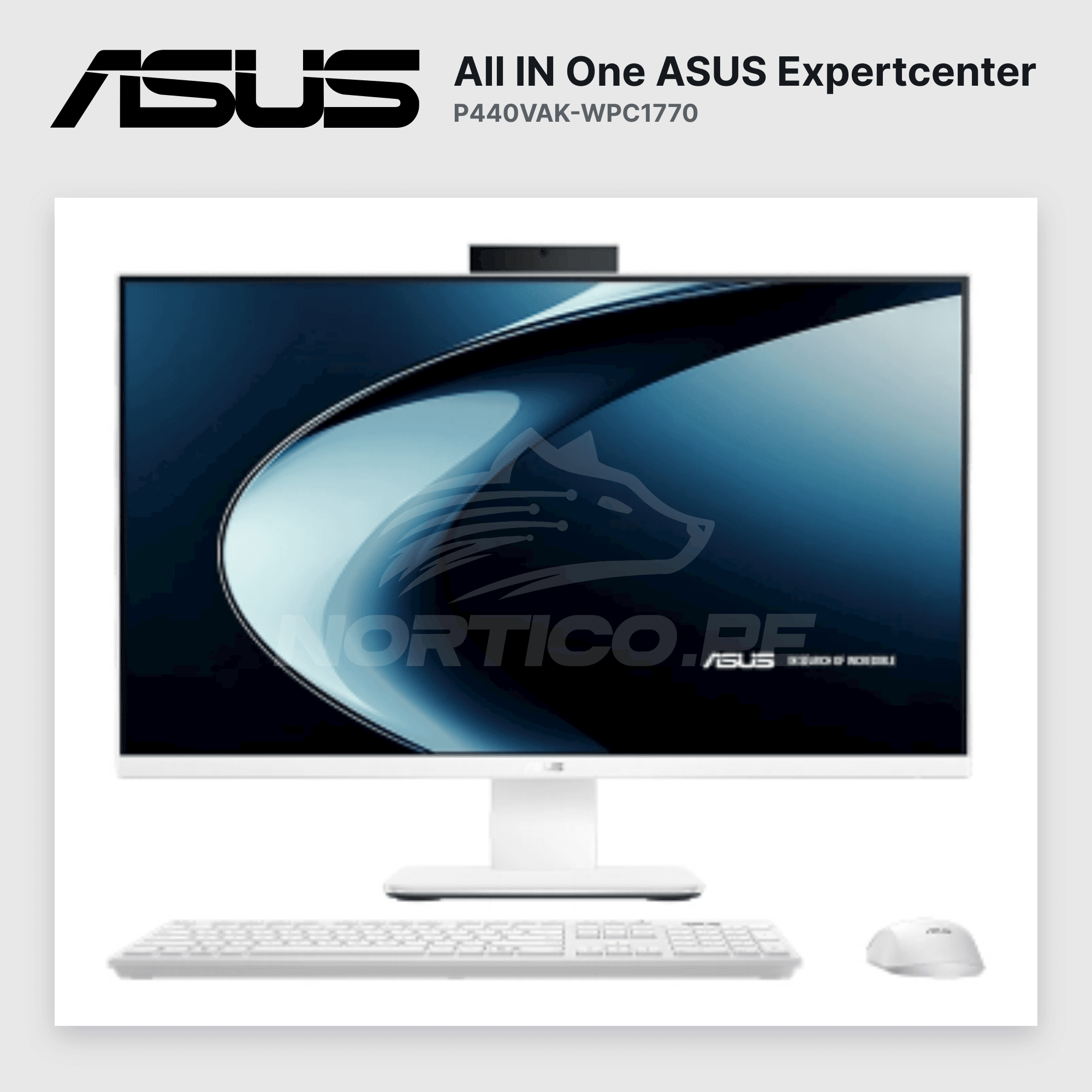 ALL IN ONE ASUS EXPERTCENTER P440VAK-WPC1770 CORE I5-210H 8GB 512GB SSD 23.8" FHD FREEDOS 2