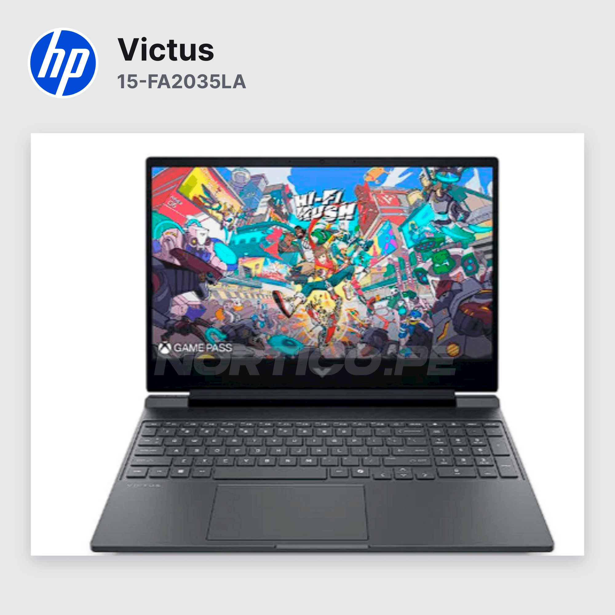 Laptop HP Victus 15-FA2035LA Core I5-13420H 8GB 512GB SSD RTX 3050 15.6" (D74JMLA#ABM) 2