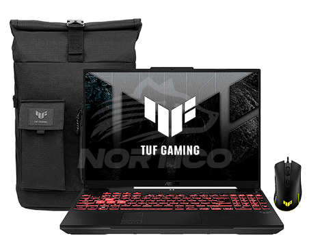 ASUS TUF FX608JH-RV314 90NR0NA1-M00HM0 INTEL CORE I7-14650HX 16GB 512GB SSD 16"WUXGA-165HZ RTX5050-8GB FREE DOS INCLUYE MOCHILA Y MOUSE DENTRO DE LA CAJA. 3