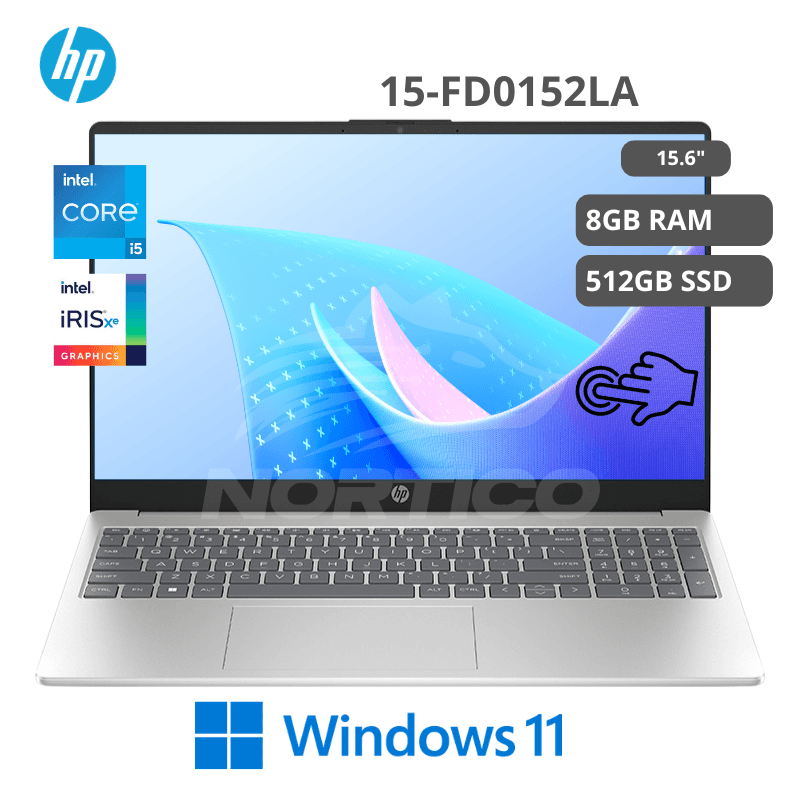 LAPTOP HP 15-FD0152LA INTEL CORE I5-1334U 8GB 512GB SSD 15.6" FHD (B9TS2LA#ABM) 3