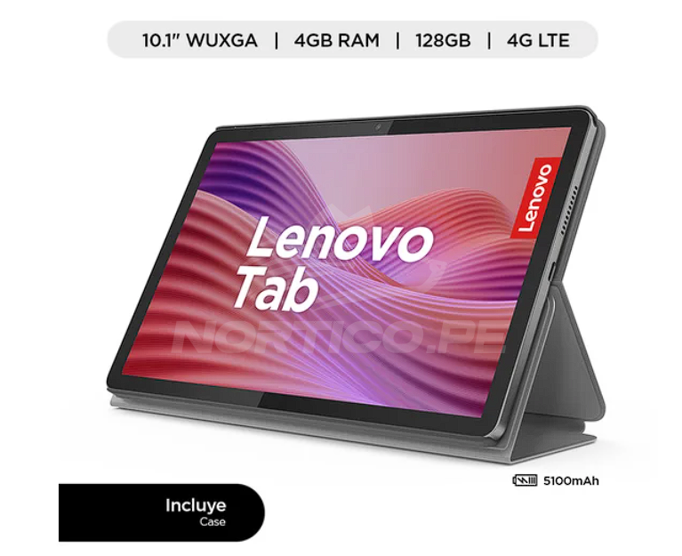 TABLET LENOVO TAB TB311XU 4GB 128GB LTE 10.1" WUXGA LUNA GREY
