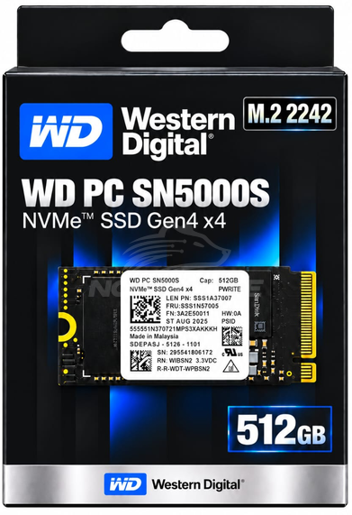 Western Digital SN5000S 512GB SSD